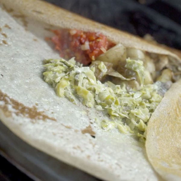Galette bretonne garnie au PC de la Base Lorient